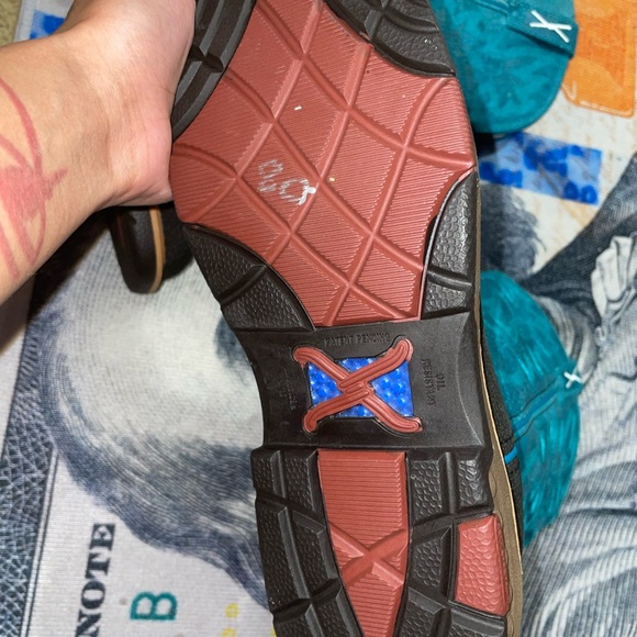 New twisted x cowboy boots Blue and Black Western Boots - Picture 8 of 9